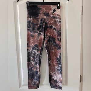 Lululemon Align High Rise Legging Diamond Dye Graphite Black Tie Dye